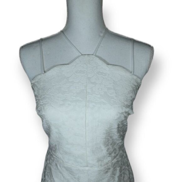 TOPSHOP WHITE DRESS SZ.8 EUC - Picture 5 of 9